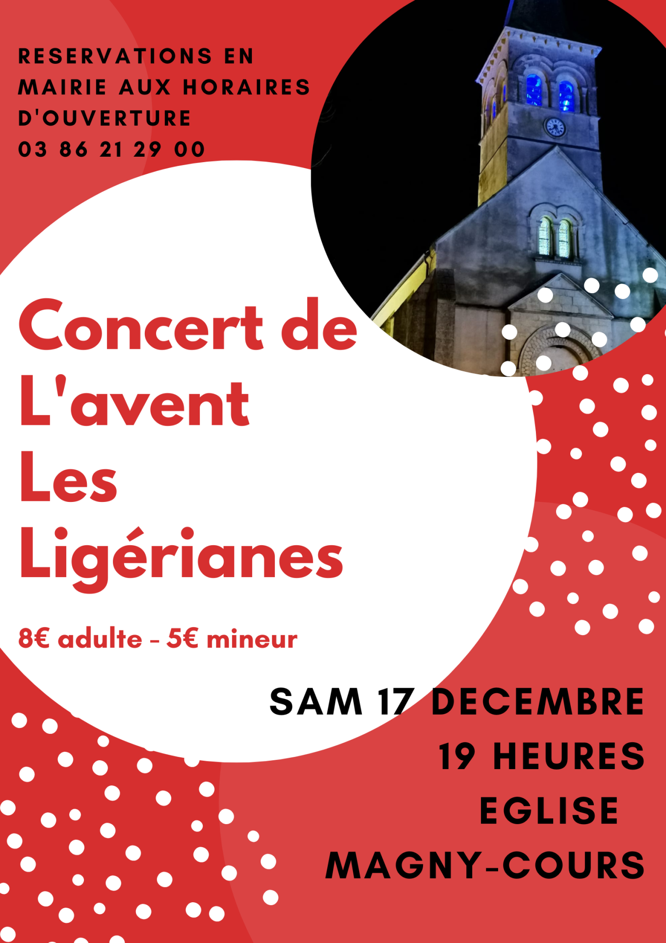Affiche du concert les Ligérianes